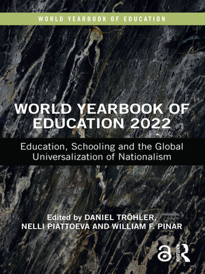 cover image of World Yearbook of Education 2022